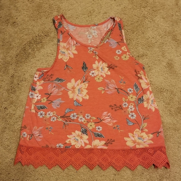 Girls size 10/12 tops: Mudd, red camel, Arizona - Picture 2 of 7